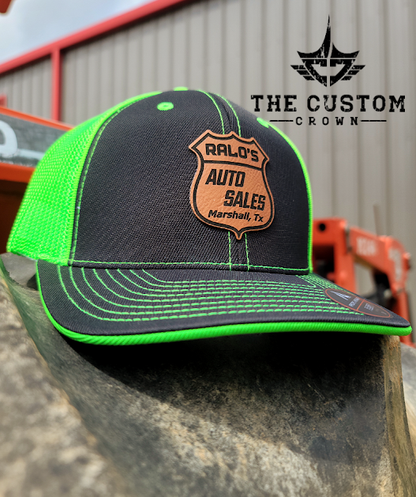 The 12-Hat Crew Pack (Custom Leatherette Patch)